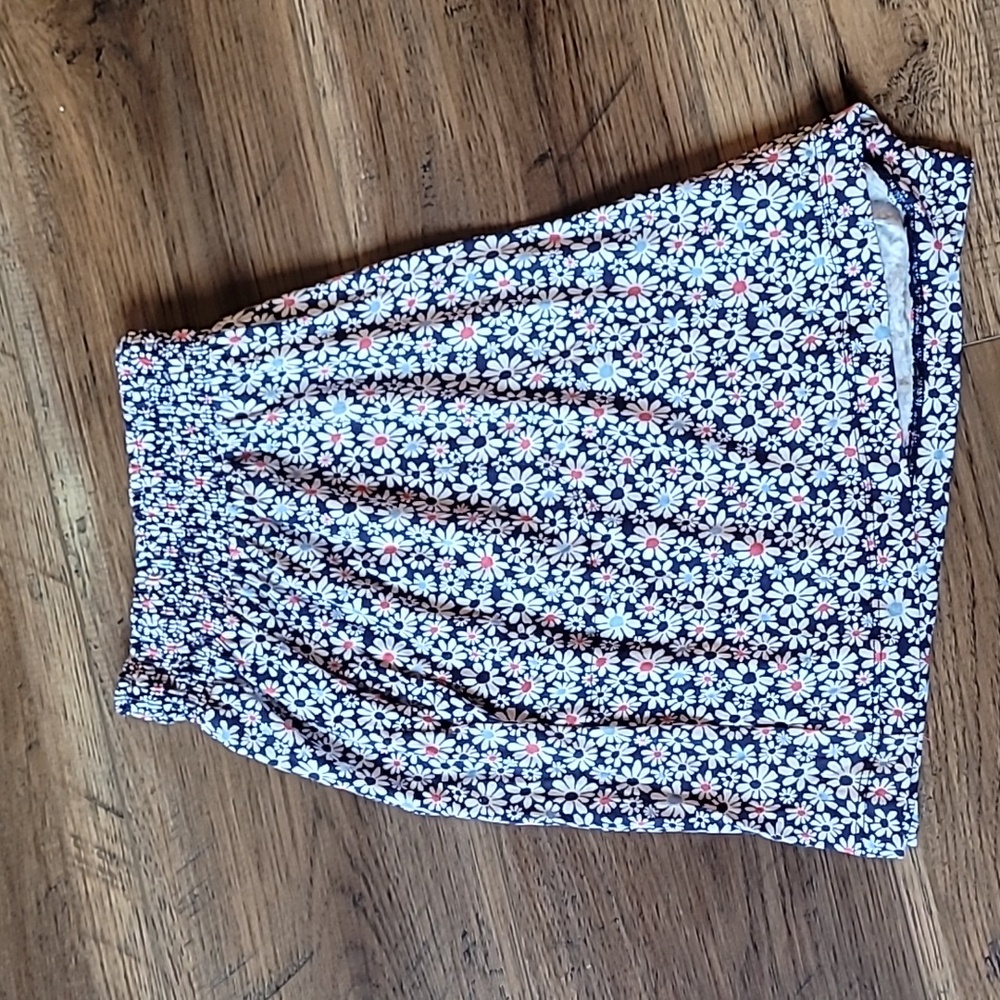 J+B Lounge Shorts, Size L, Floral, Daisy, Navy, Blue, Pink, White, Soft, Pockets